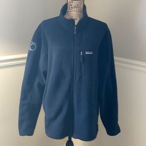 PATAGONIA Navy Synchilla Classic Jacket L Mint!